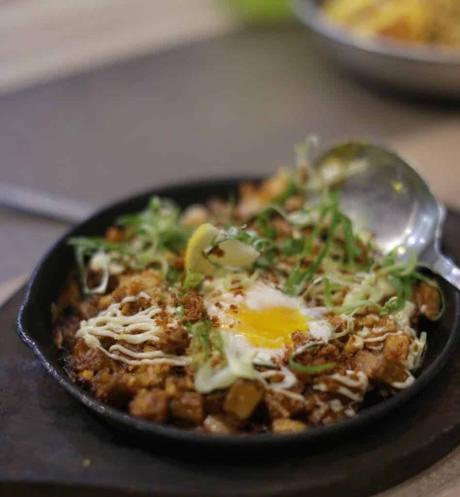 Sizzling sisig 