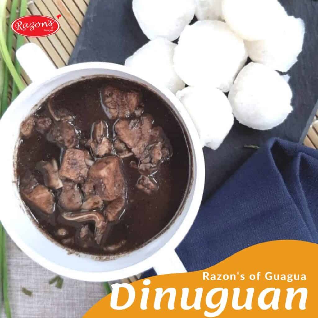 Dinuguan best pair with puto best-seller menu dish
