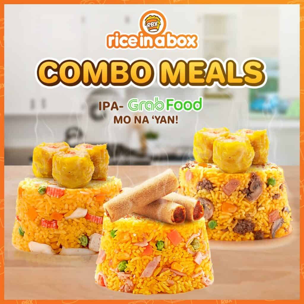 Combo Meals menu of Rice in a Box