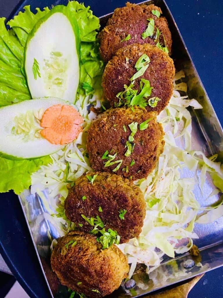 Vegetable Shami Kebab for vegan customers