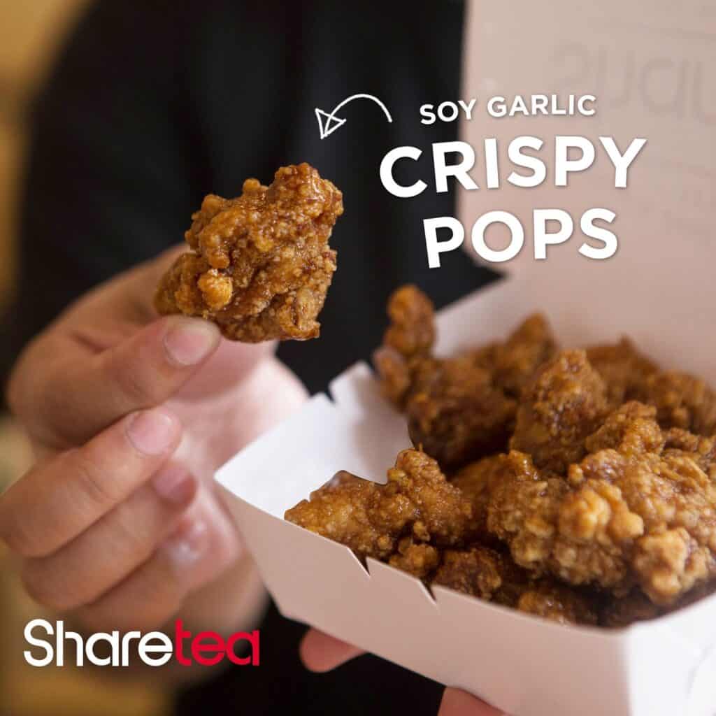 Add these Crispy Chicken Pops while drinking their drinks to fully satisfy your tummy.