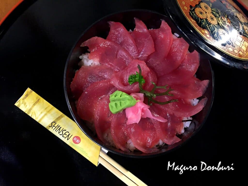 Maguro with rice? Definitely a hit.