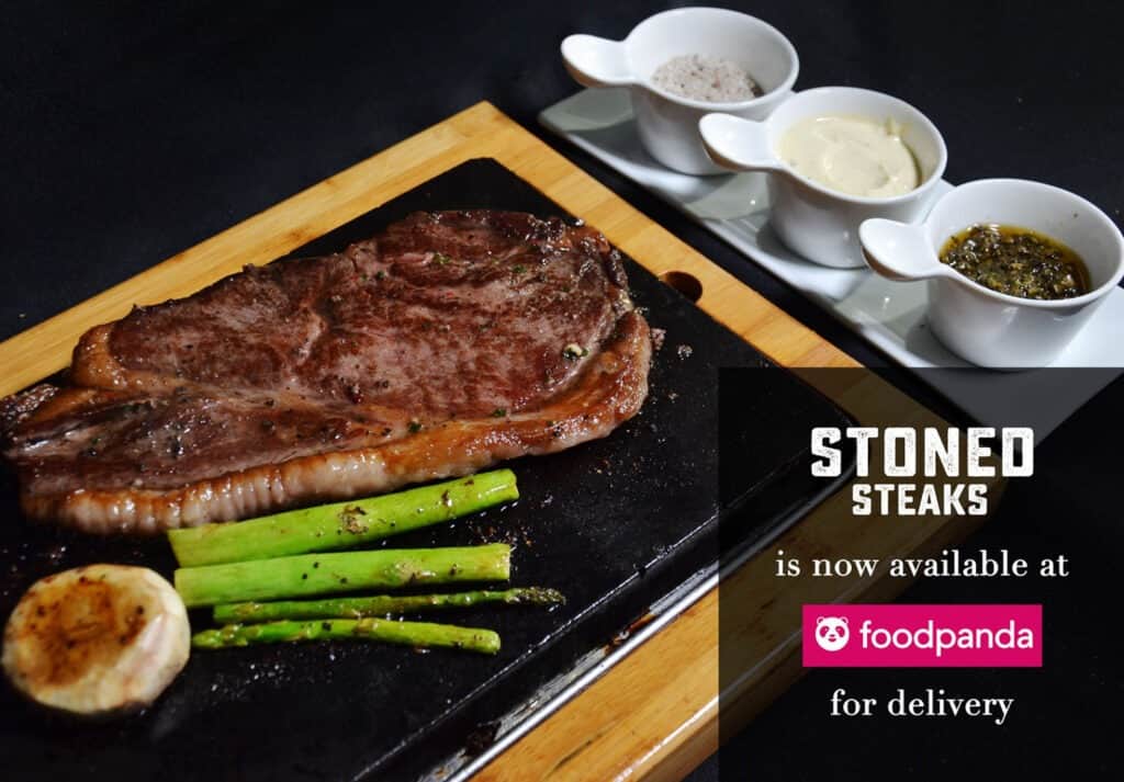 Stoned Steaks menu best-seller is the Rib eye Angus Steak