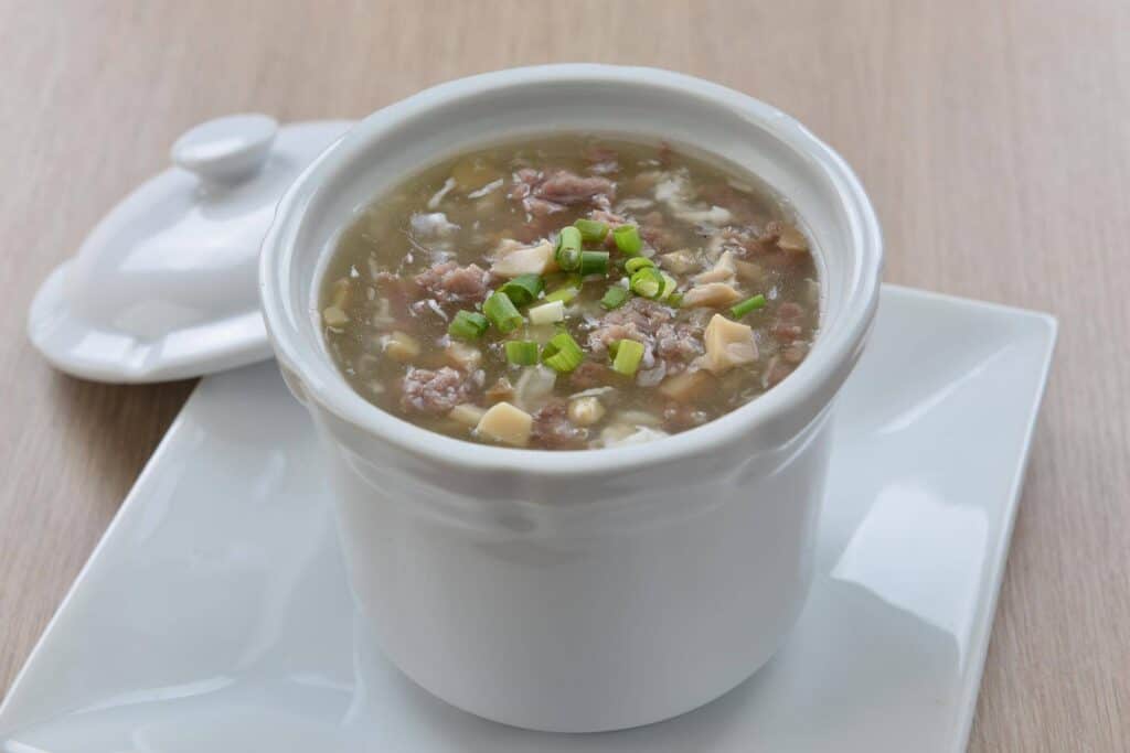Warm your tummy with this Minced Beef West Lake Soup