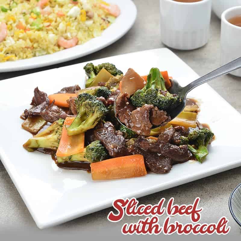 Sliced Beef with Broccoli