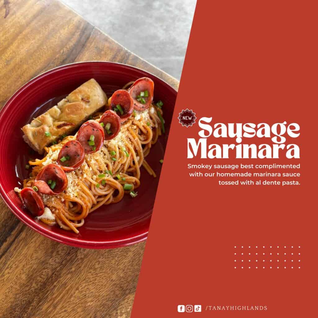 Sausage Marinara of Tanay Highlands