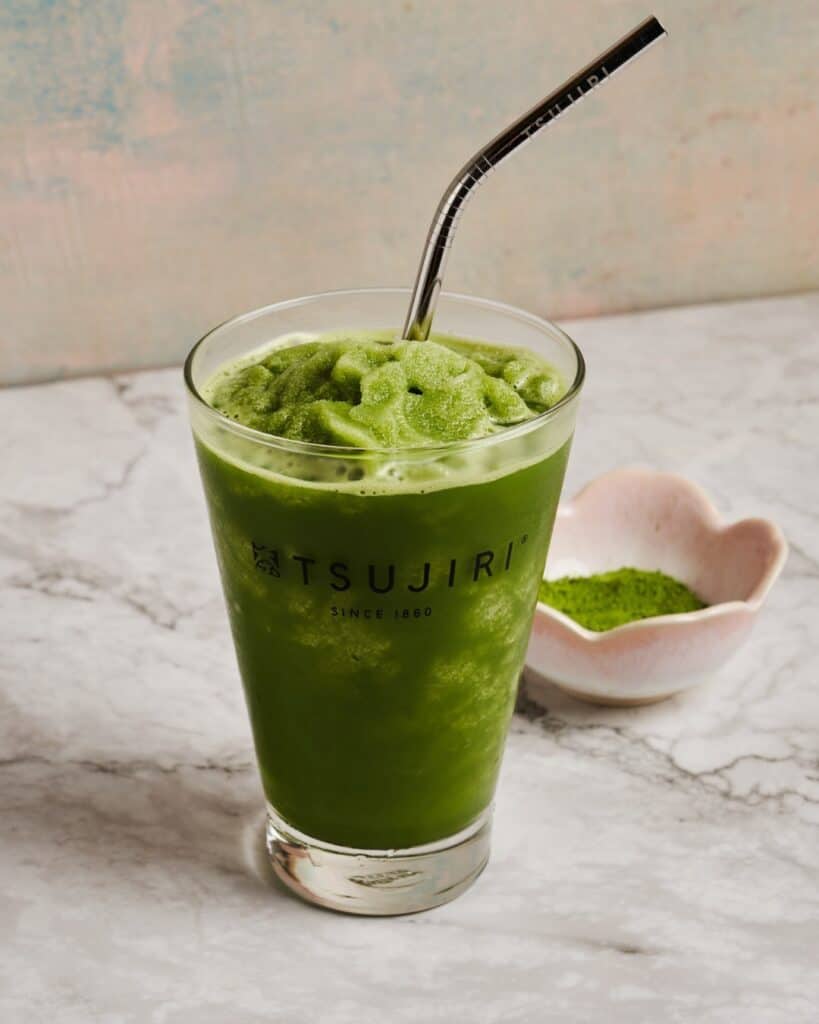 Perfect drink for matcha lovers is the Tsujiri Ice Blend