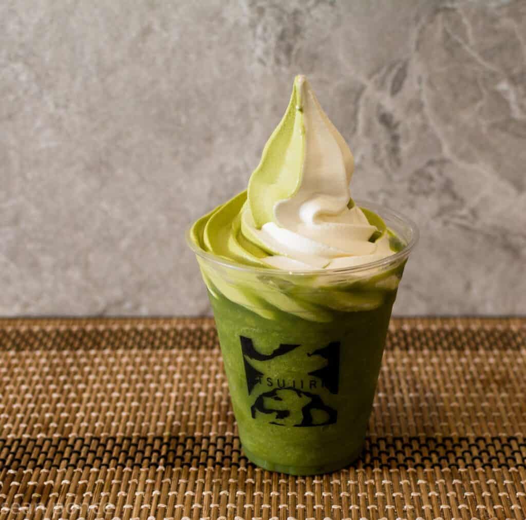 Tsujiri best seller menu is the matcha float