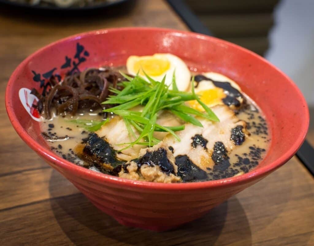 Ukokkei's best seller menu is the Special Kuro Chashu Ramen