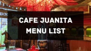 cafe juanita menu prices philippines