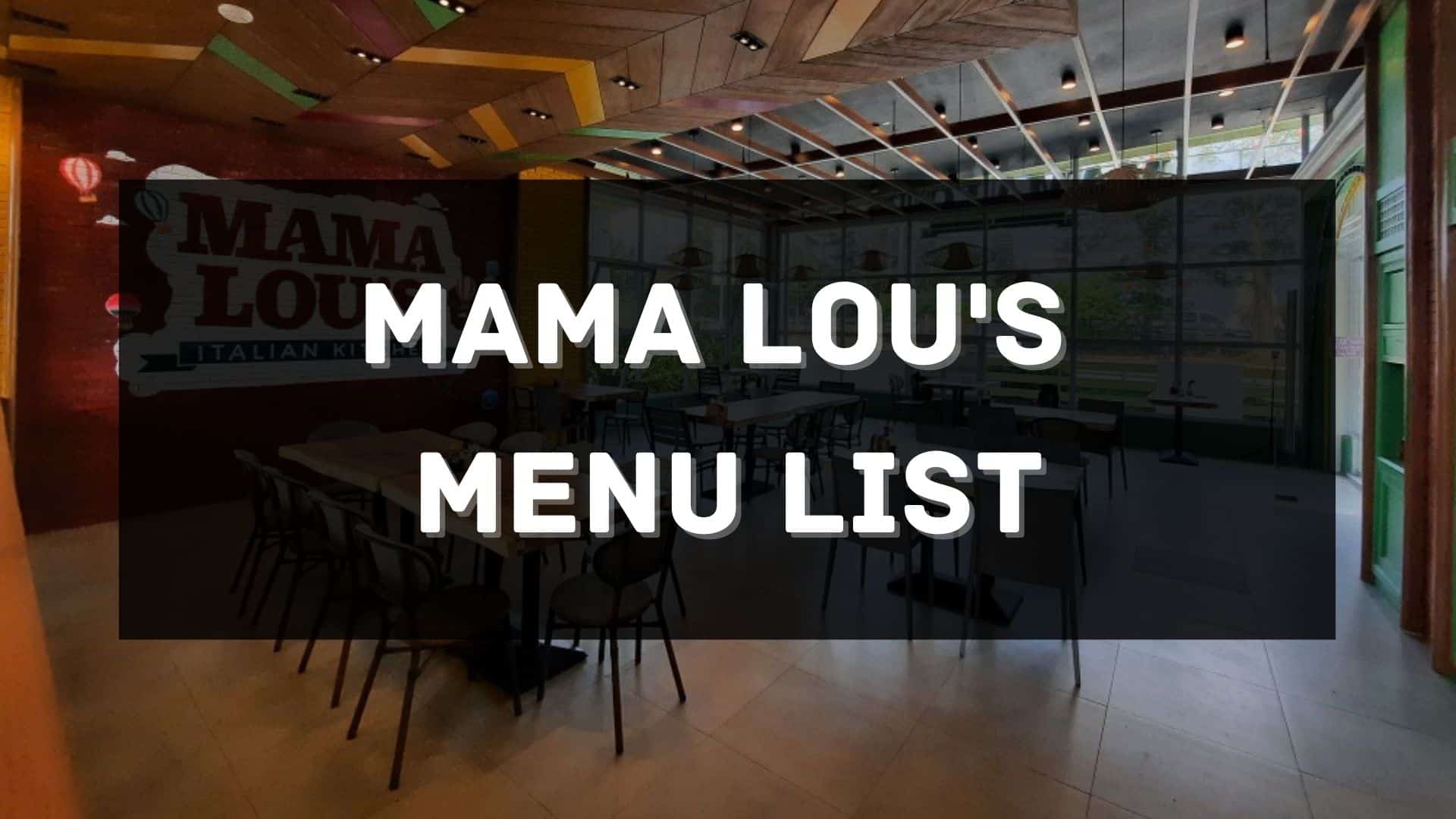 mama lou's menu prices philippines