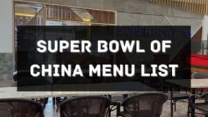 super bowl of china menu prices philippines