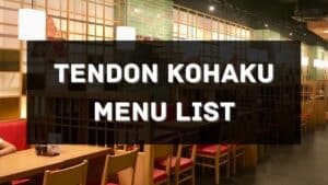 tendon kohaku menu prices philippines
