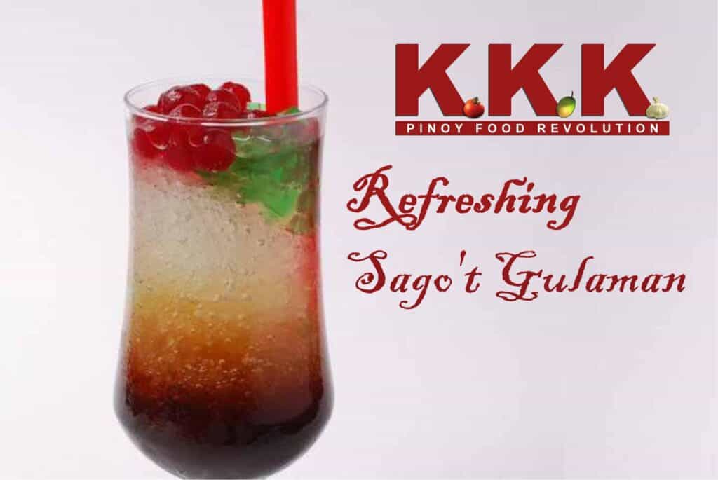 Refreshing Sago't Gulaman