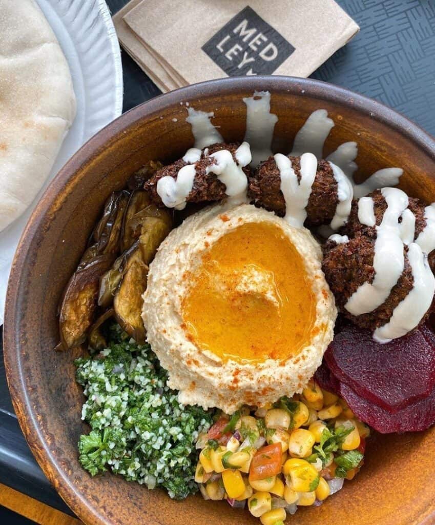 Medley menu best seller is the Falafel Crunch Power Bowl