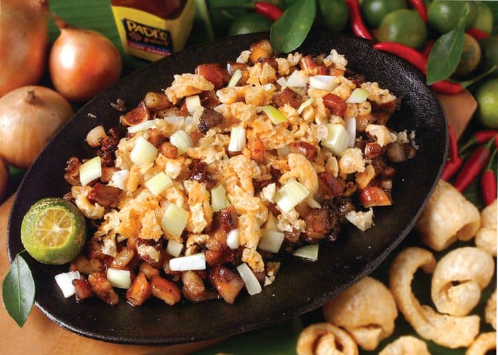 Padi's Point meu best-seller item is the Sizzling Sisig