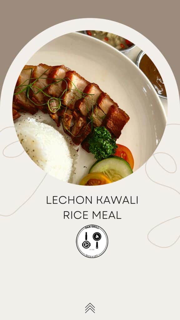 Lechon Kawali is the Pan Grill menu best-seller item