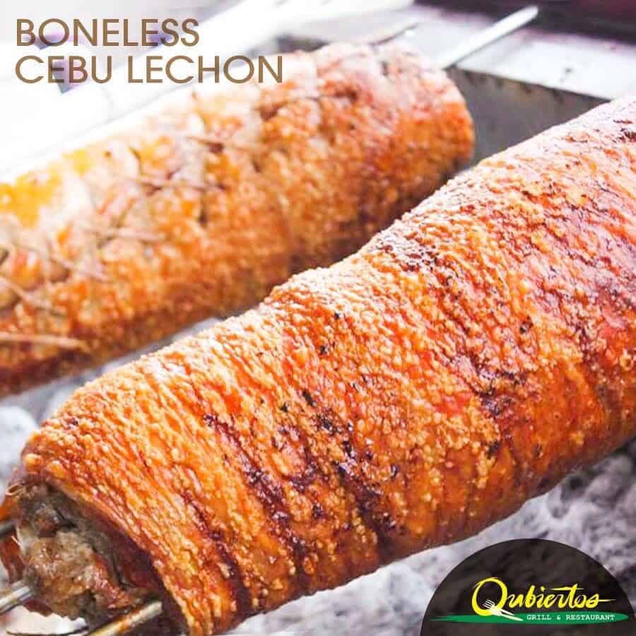 Boneless Cebu Lechon is the Qubiertos menu best seller item