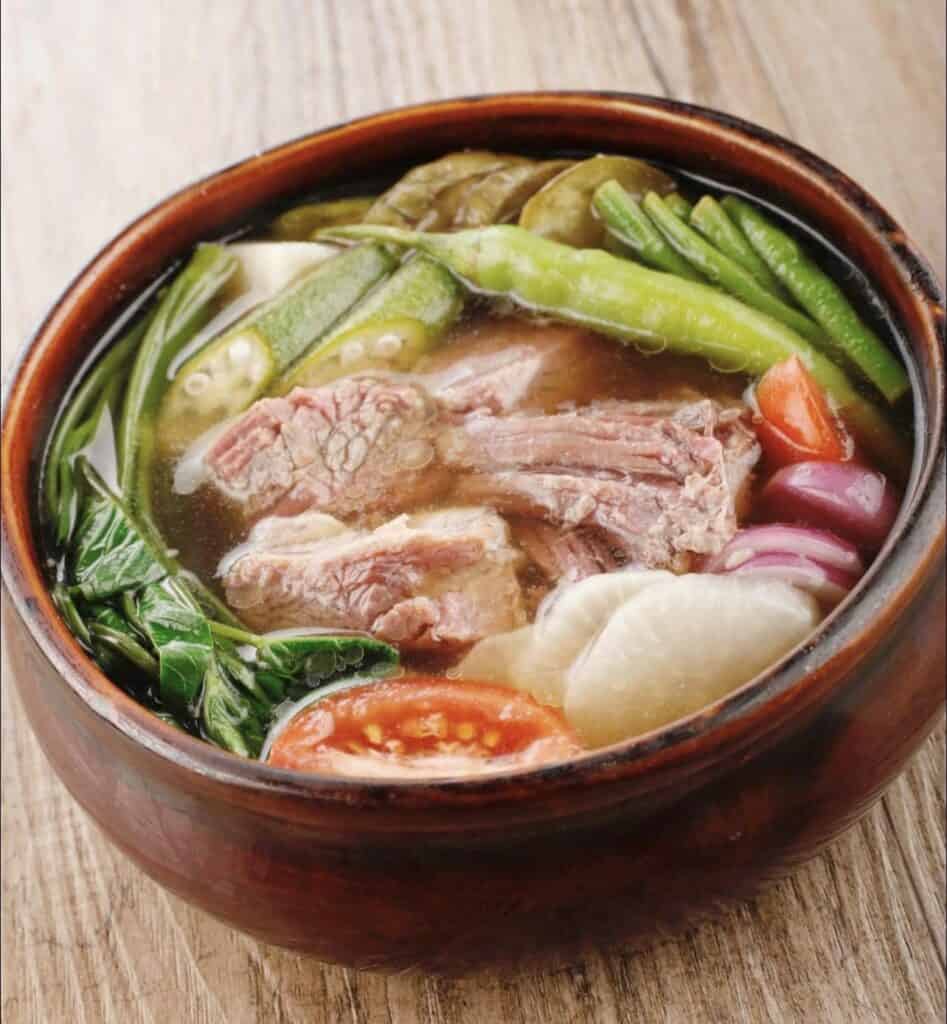 Sinigang na Corned beef is one of the signature dish in Sentro 1771