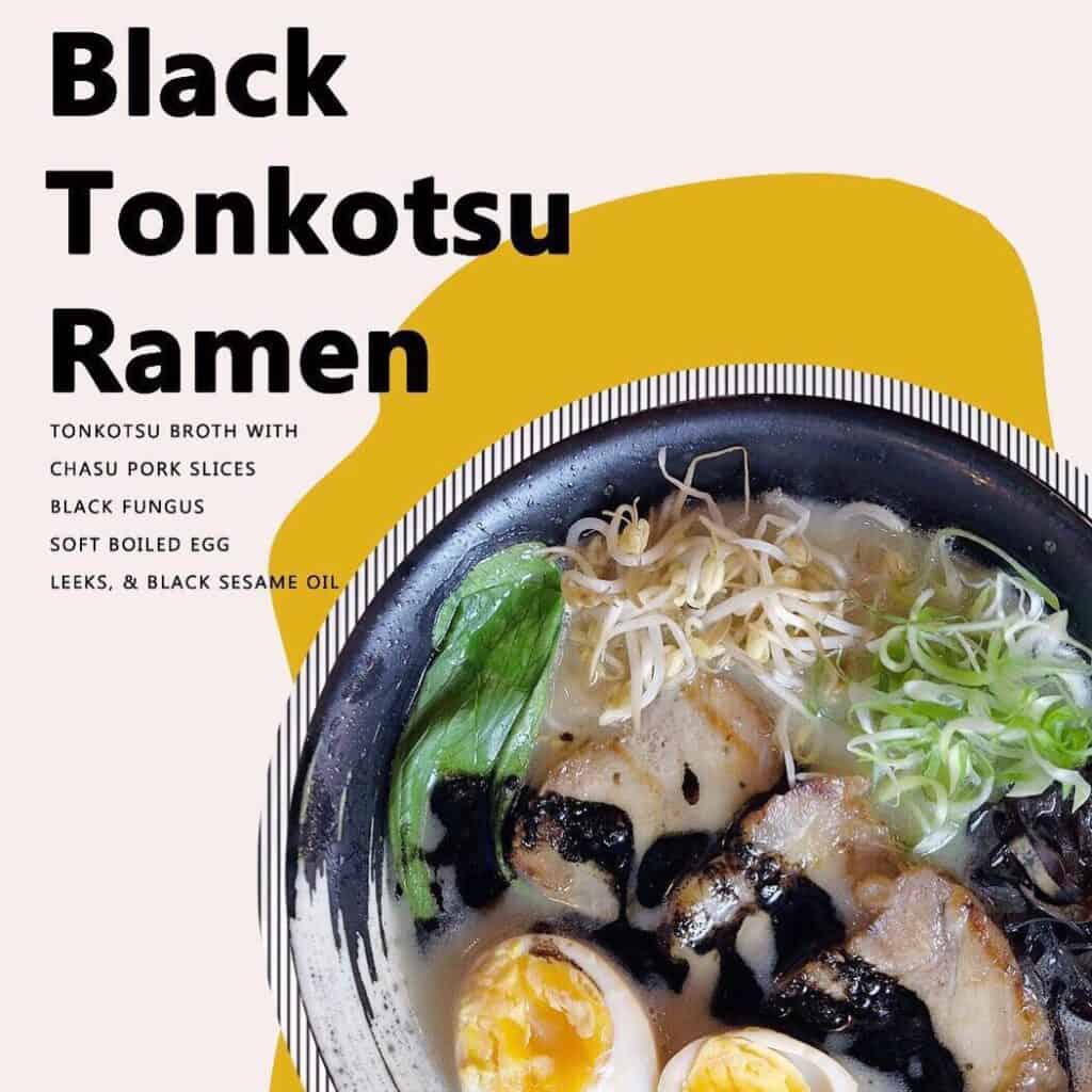 Black Tonkotsu Ramen