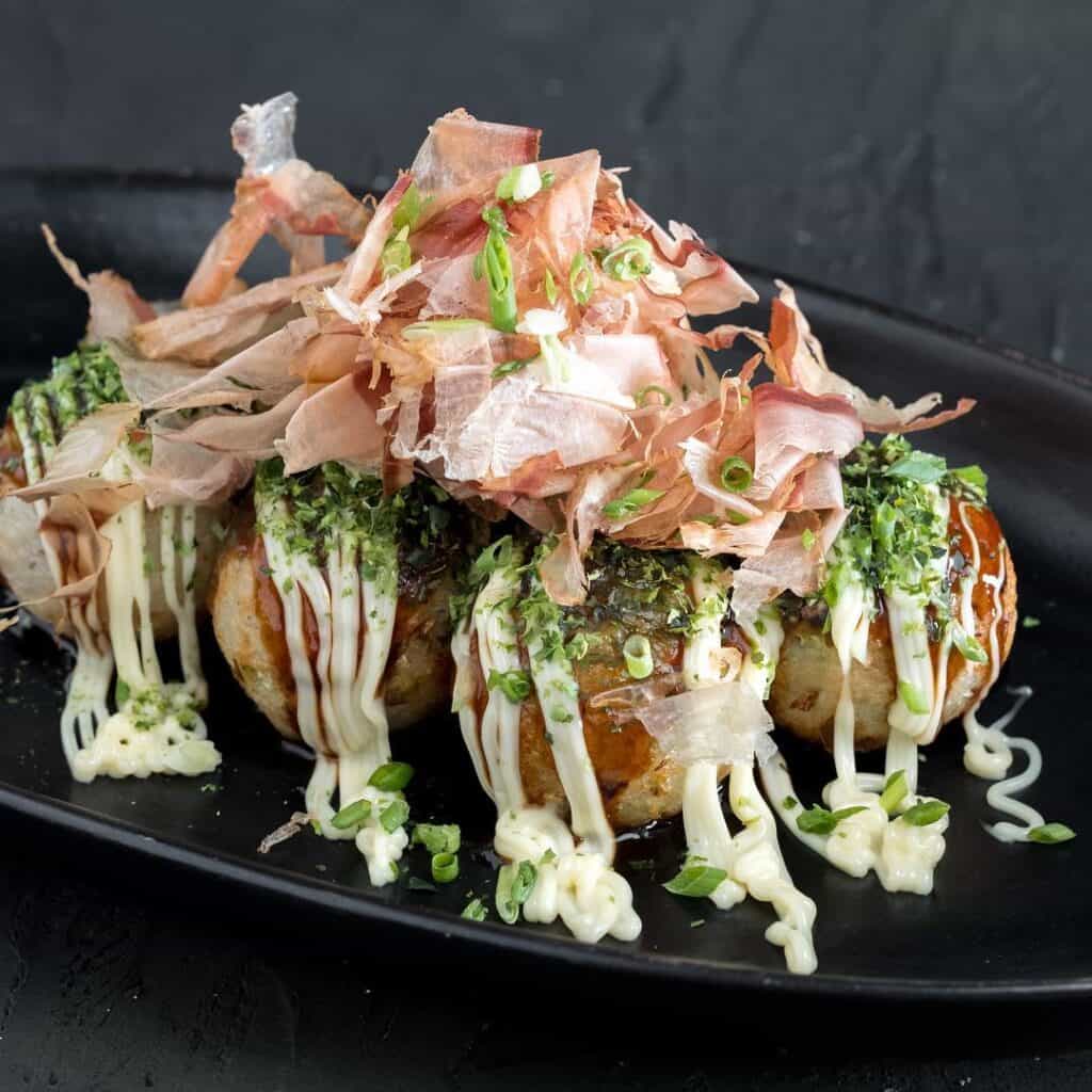 Takoyaki is the Soru Izakaya best seller menu
