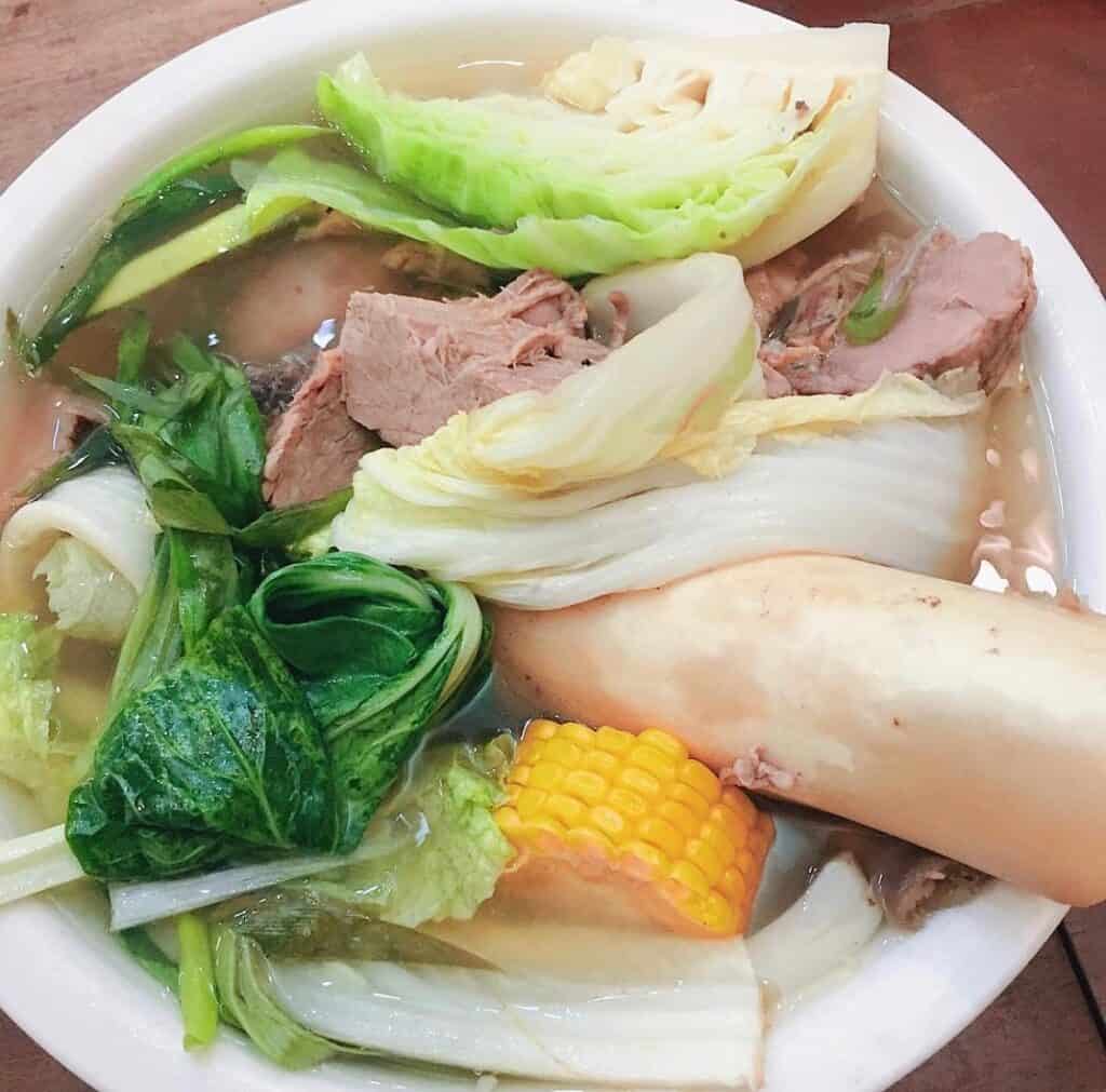 Best selling item in Tapsi ni Vivian is their version of Bulalo!