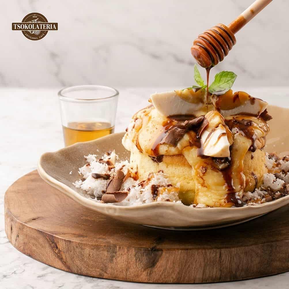 Pancake Souffle in Bibingka and Itlog na Maalat with Condensada flavor