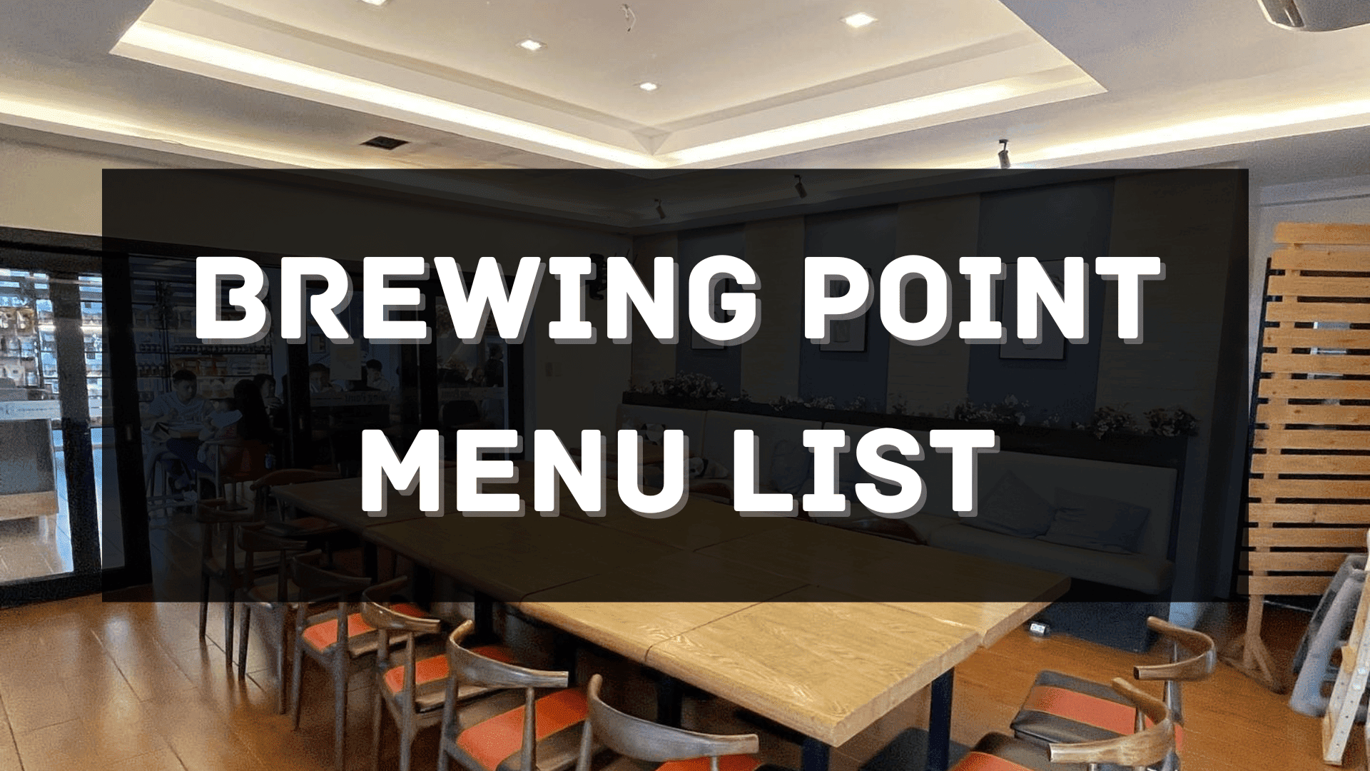 brewing point menu prices philippines