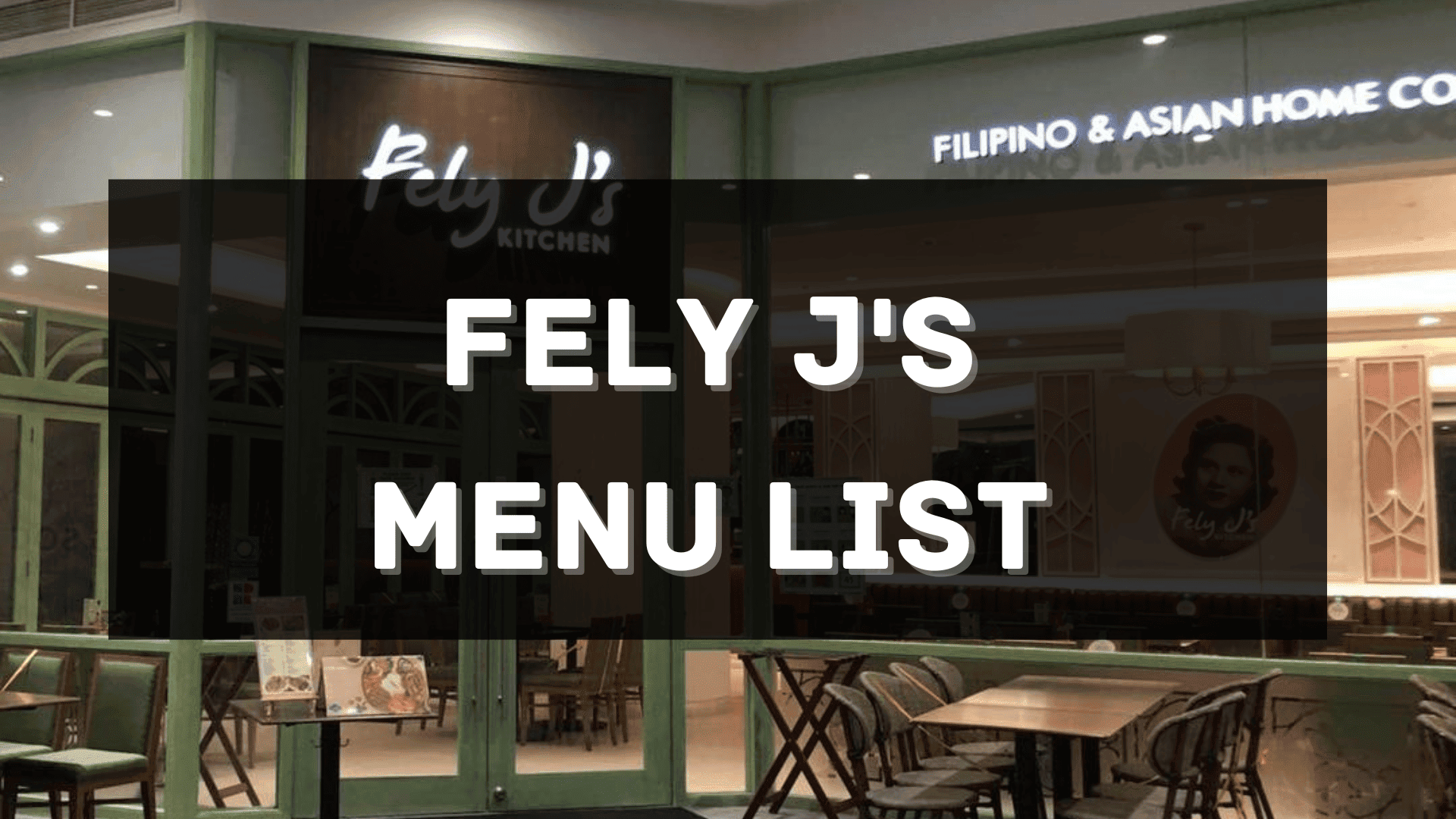 fely j's menu prices philippines