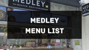 medley menu prices philippines
