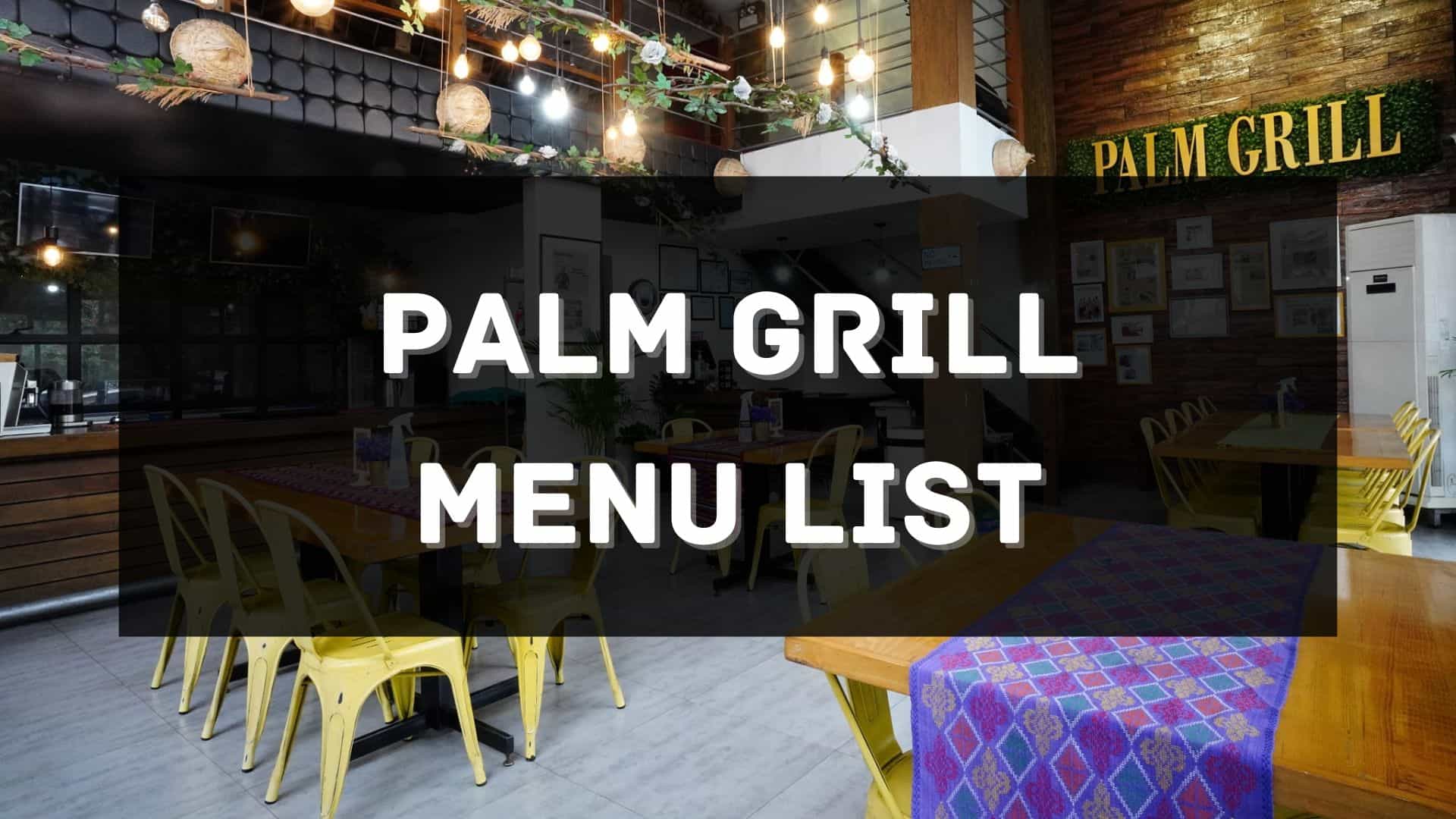 palm grill menu prices philippines