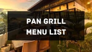 pan grill menu prices philippines