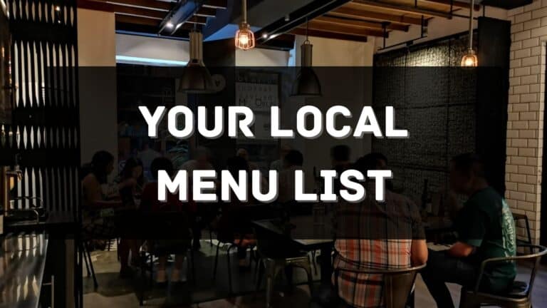 Your Local Menu Prices Philippines 2026 [Updated] — All About ...