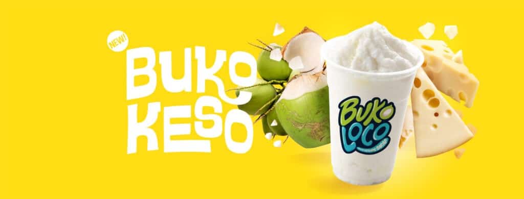 Buko keso shake