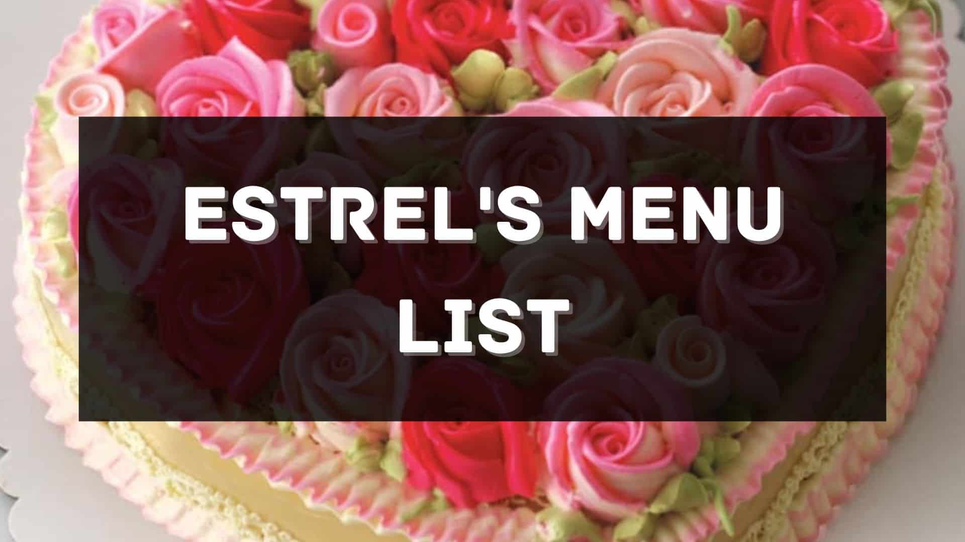 Estrel's menu prices philippines
