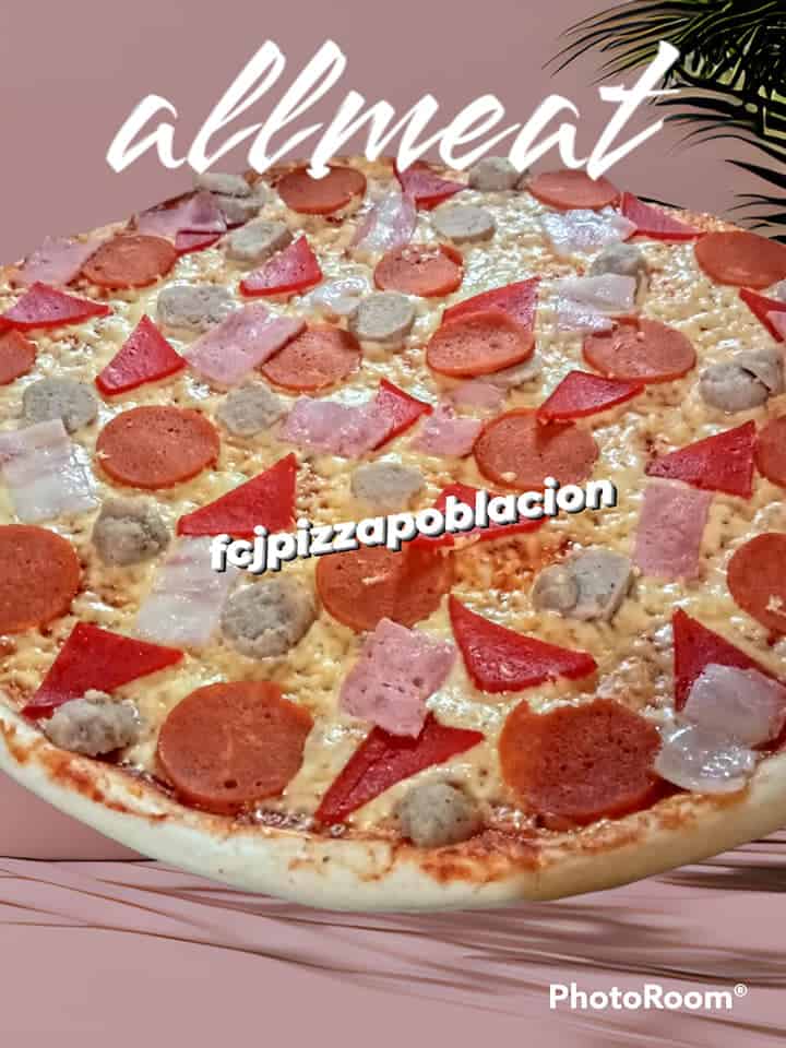 Meat lovers pizza