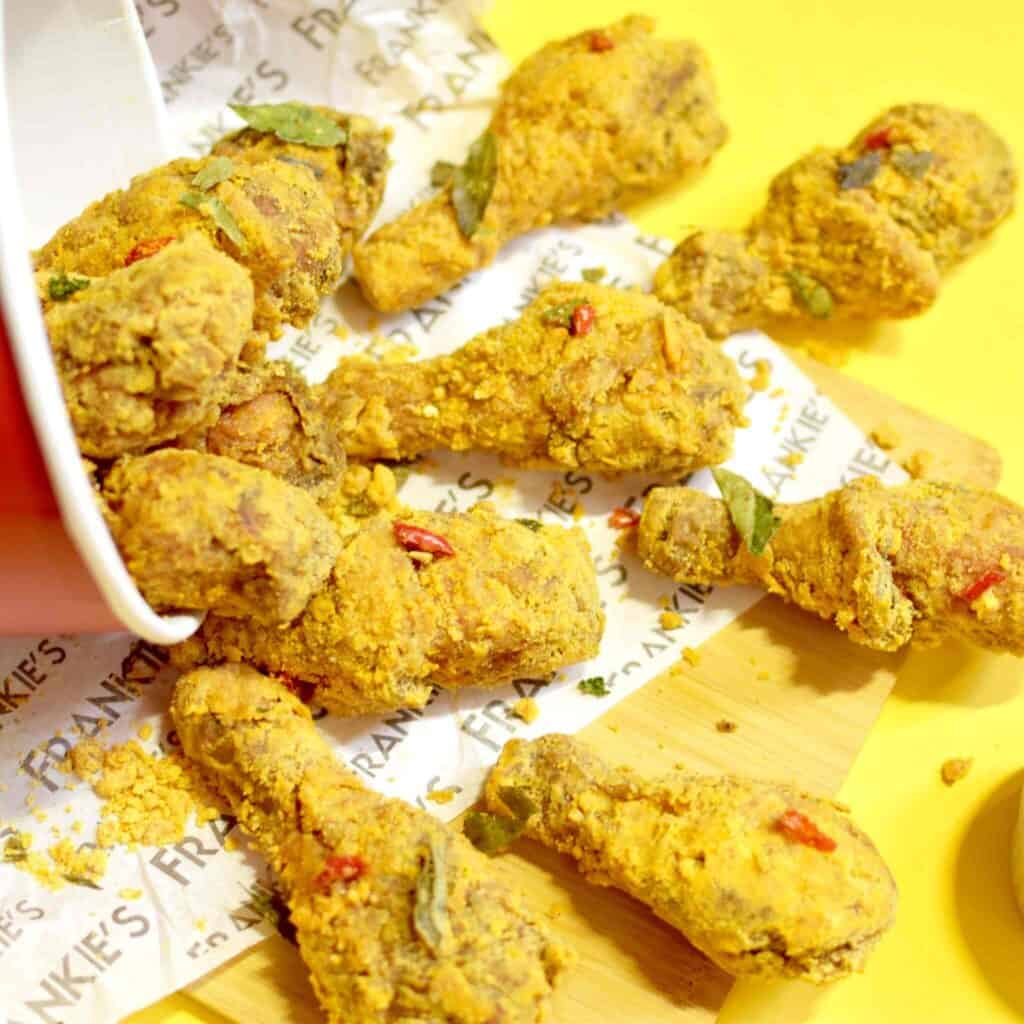 Salted egg drumsticks