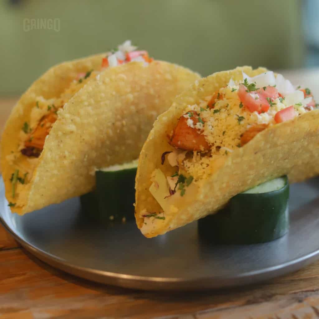 Spicy chicken tacos