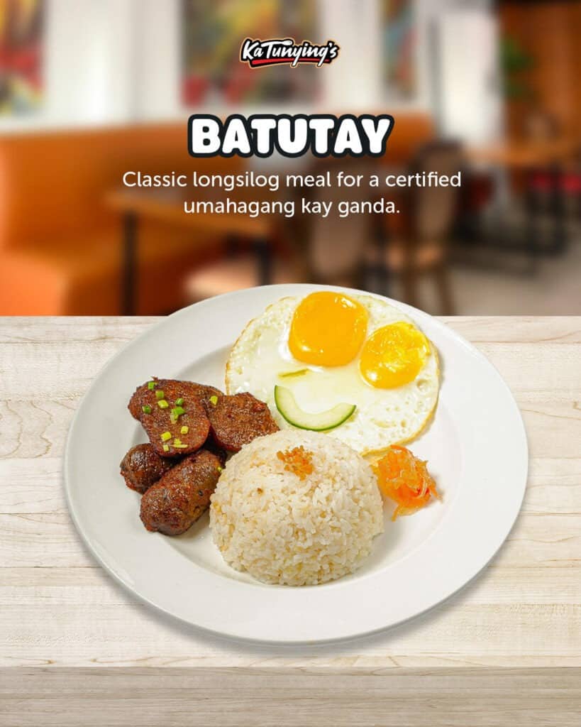 Batutay rice meal