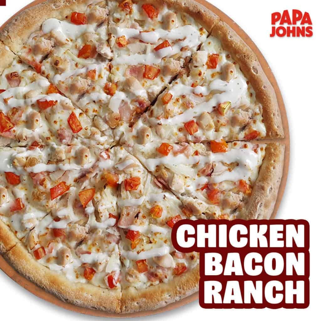 Chicken bacon ranch pizza
