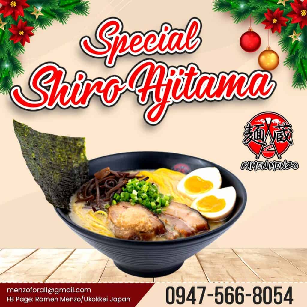 Special shiro ajitama ramen