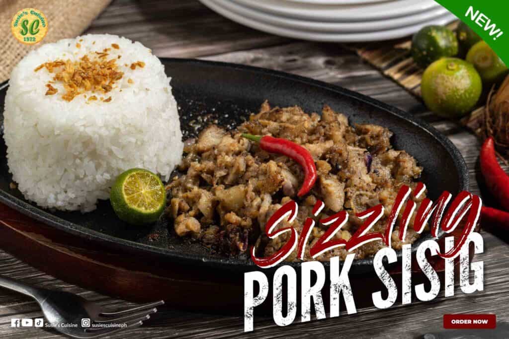 Sizzling pork sisig