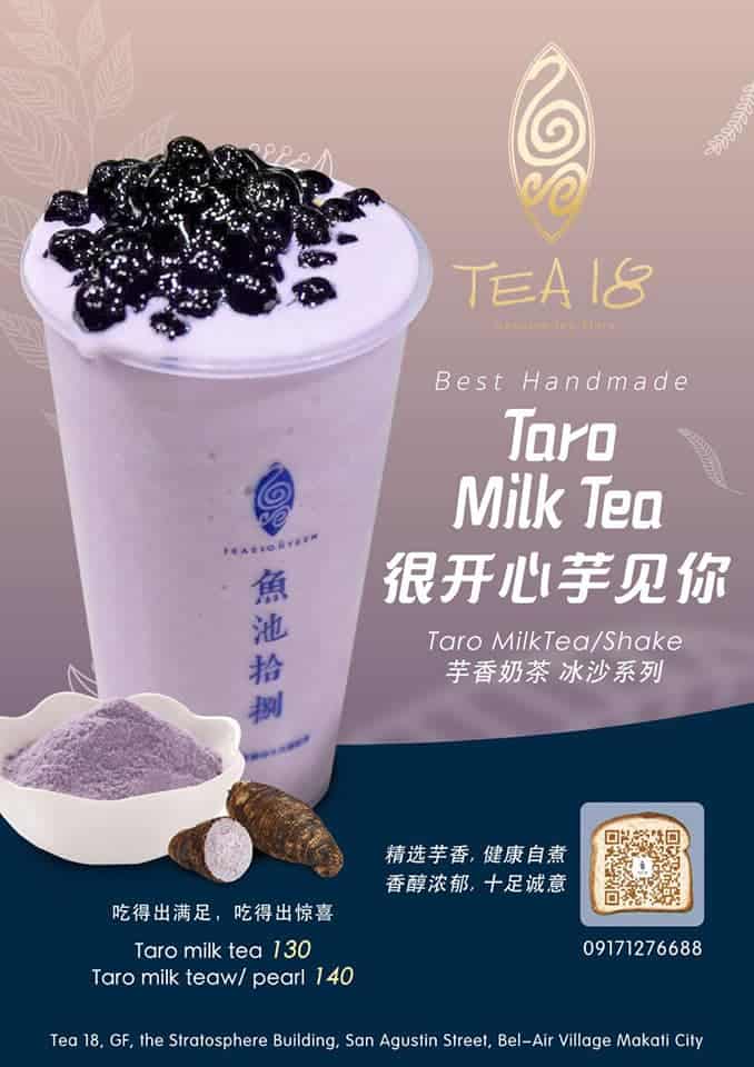 Taro milk tea