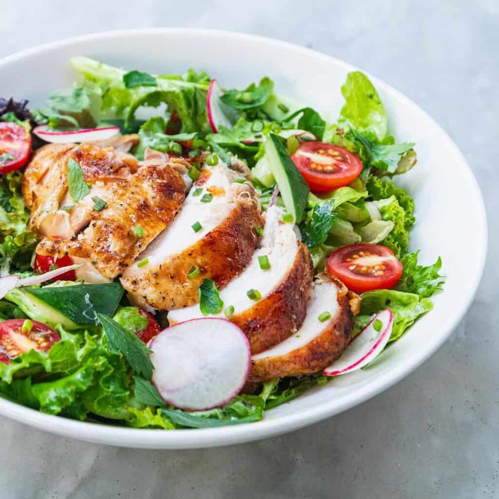 Grilled chicken salad