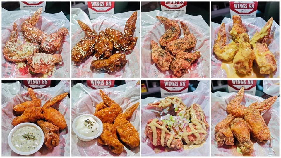 Wings 88 chicken flavors