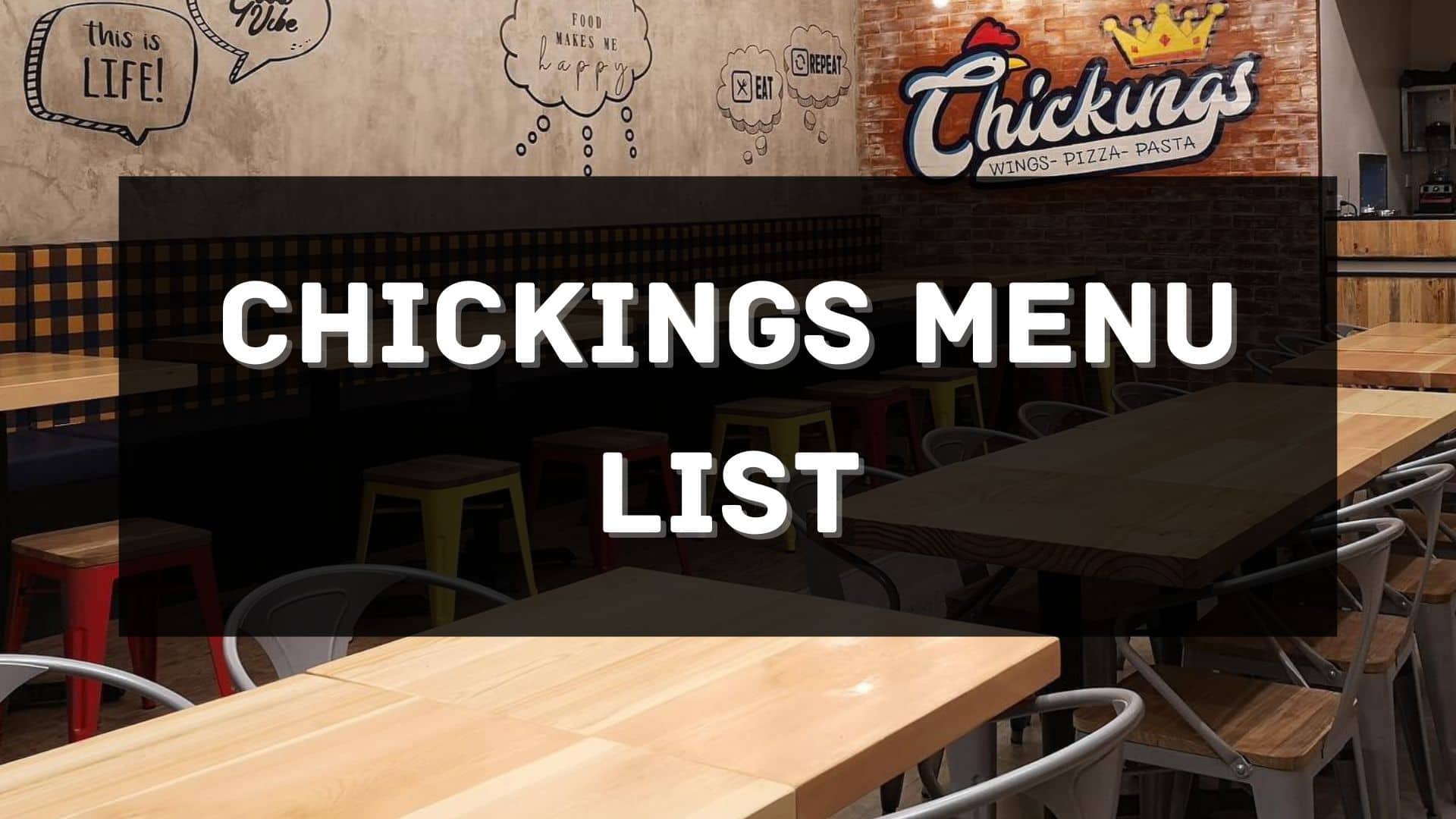 chickings menu prices philippines