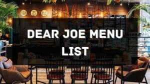 dear joe menu prices philippines