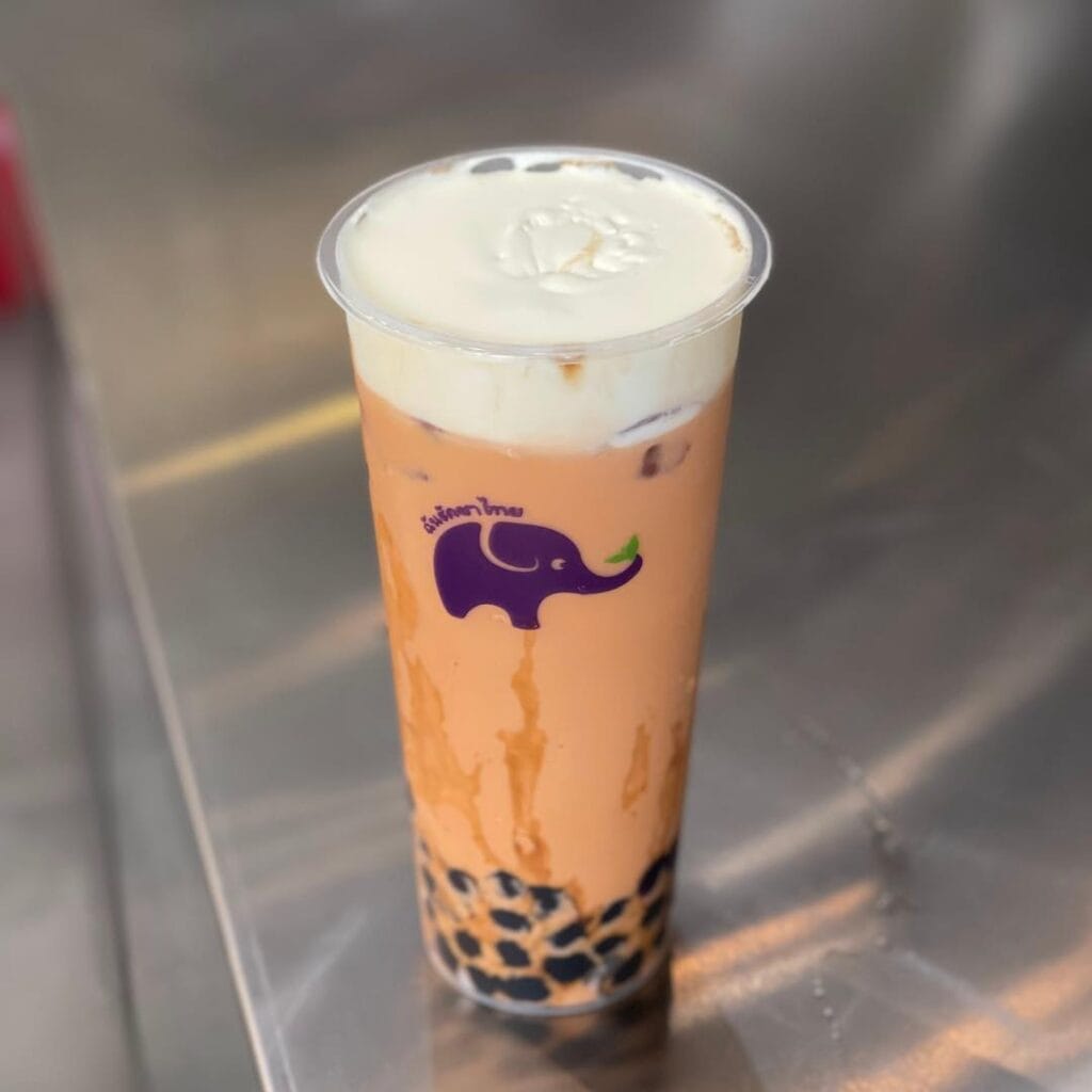 Cheese Thai milk tea