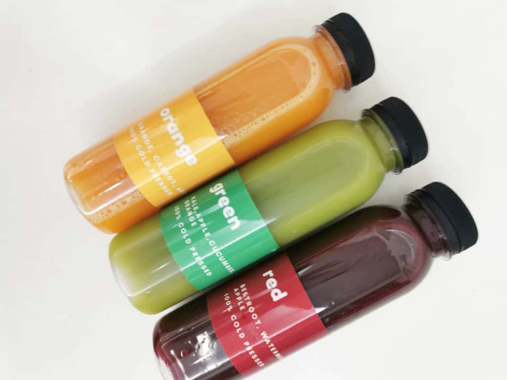 Cold pressed juices