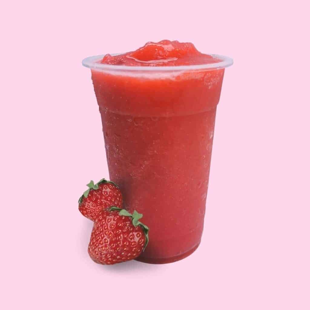 Fresh strawberry shake